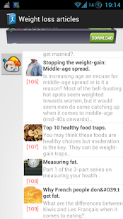 Weight Loss Articles Offline Screenshots 0