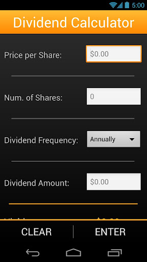 Dividend Calculator