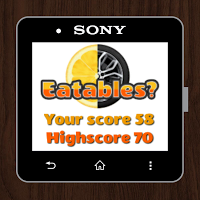 Eatables? for Sony SmartWatch APK capture d'écran Thumbnail #1