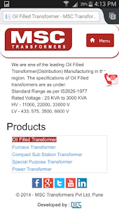 Lastest MSC TRANSFORMERS PVT LTD APK