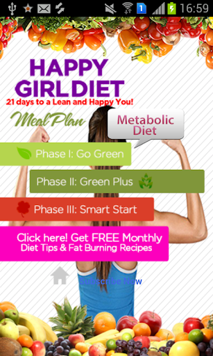 【免費健康App】Happy Girl 21 Day Detox Diet-APP點子