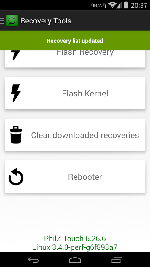 [ROOT] Rashr - Flash Tool - screenshot