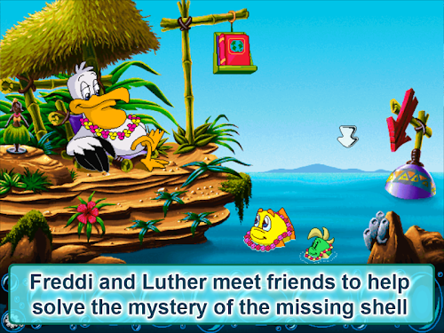 Android application Freddi Fish &amp; the Stolen Shell screenshort