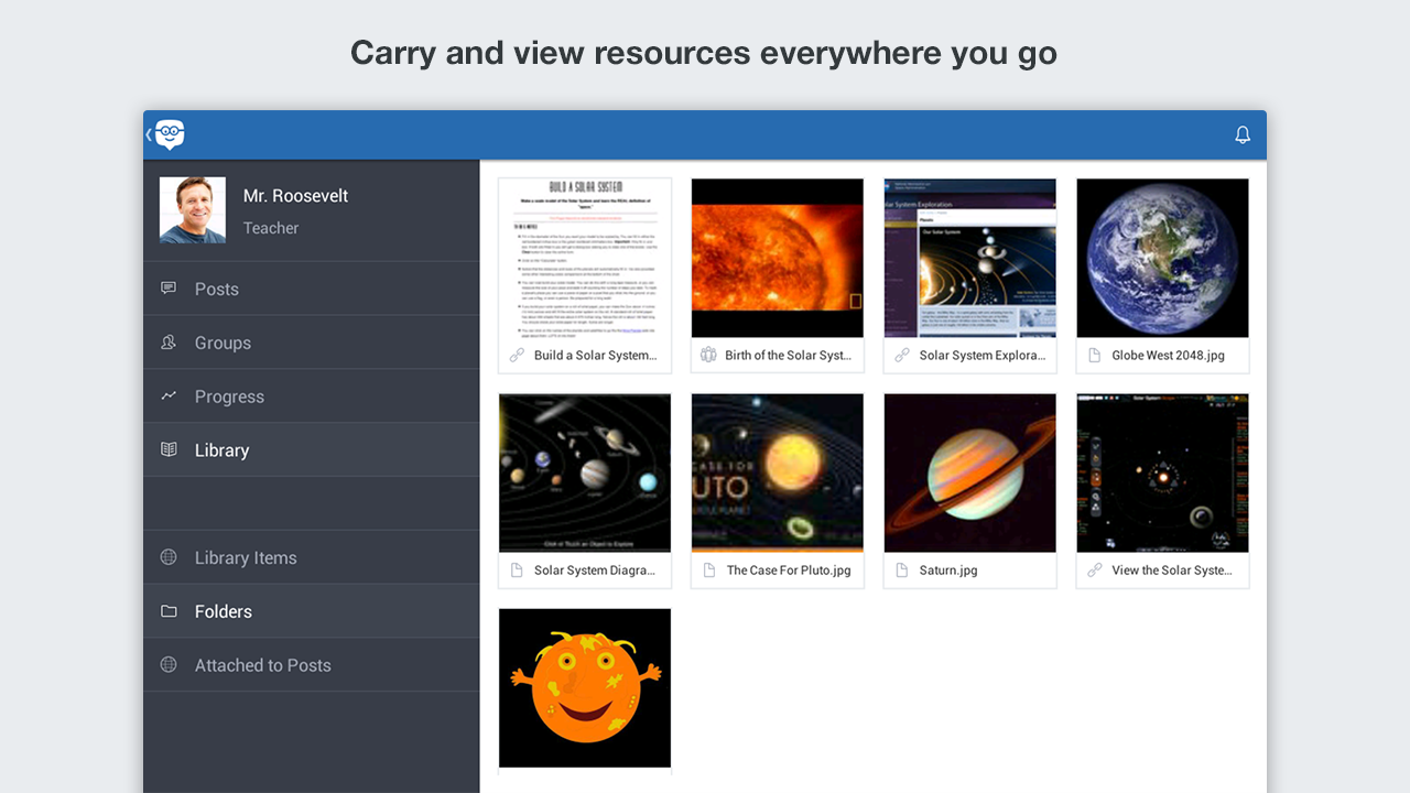 Edmodo- screenshot