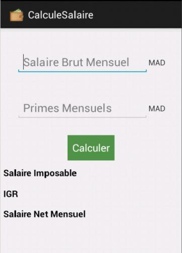 Calcul Salaire Brut Net Maroc