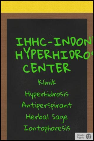 Klinik Hyperhidrosis - Ionto