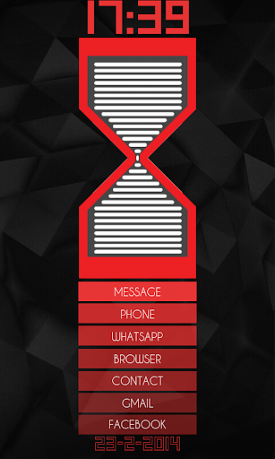 Red Column Zooper Widget