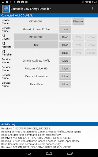 Bluetooth Low Energy Decoder