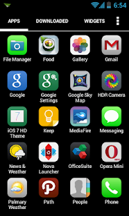 iOS 7 HD Apex / Nova Theme v1.0 APK