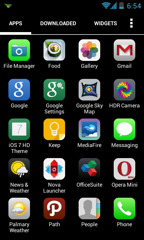 iOS 7 HD Apex / Nova Theme - screenshot