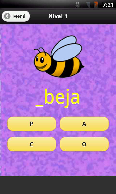 the alphabet in spanish it is an app for learn the alphabet ...