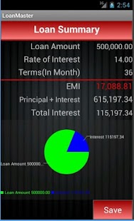 Loan Master-EMI,Interest,Tenor Screenshots 2