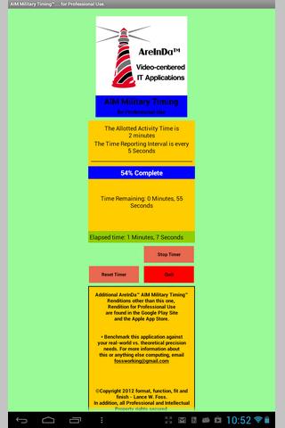 【免費生產應用App】AIM Prof. Military Timing-APP點子