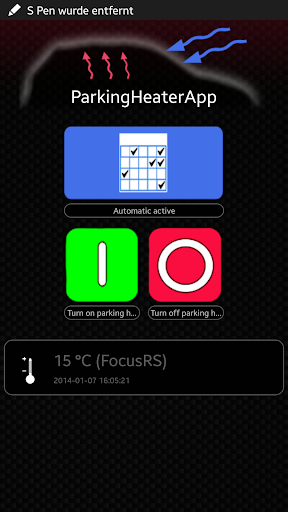 ParkingHeaterApp DEMO