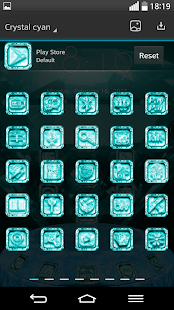 download Next Launcher Theme CrystalC free