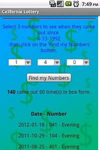 California Lottery Results screenshot 6