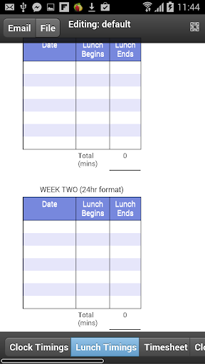 【免費財經App】Monthly Employee Timesheet-APP點子