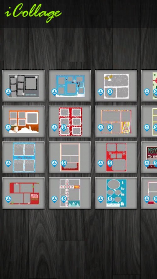 Android application iCollage Pro - image collage screenshort