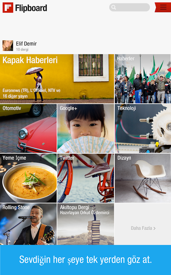 Flipboard: Sosyal Haber Dergin - screenshot