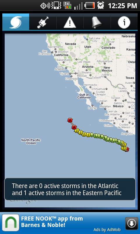 Android application Hurricane Software screenshort