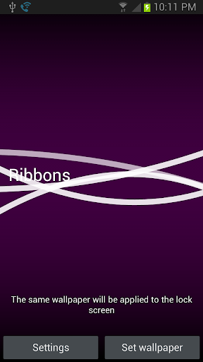 Ribbons - Live Wallpaper
