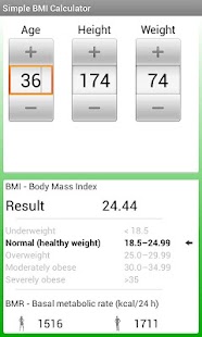 Free Download Simple BMI / BMR Calculator APK for PC