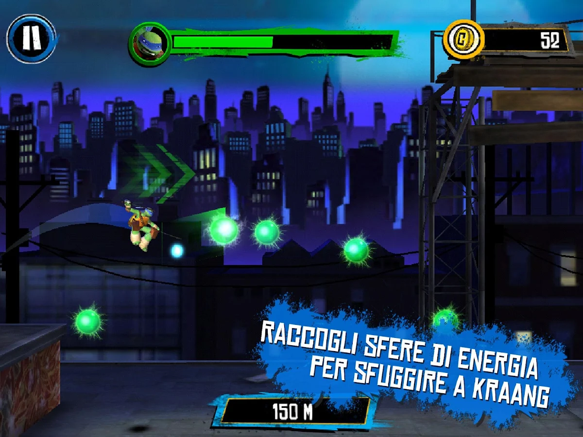  Android   TMNT : CORSA SUI TETTI, fantastico action game!