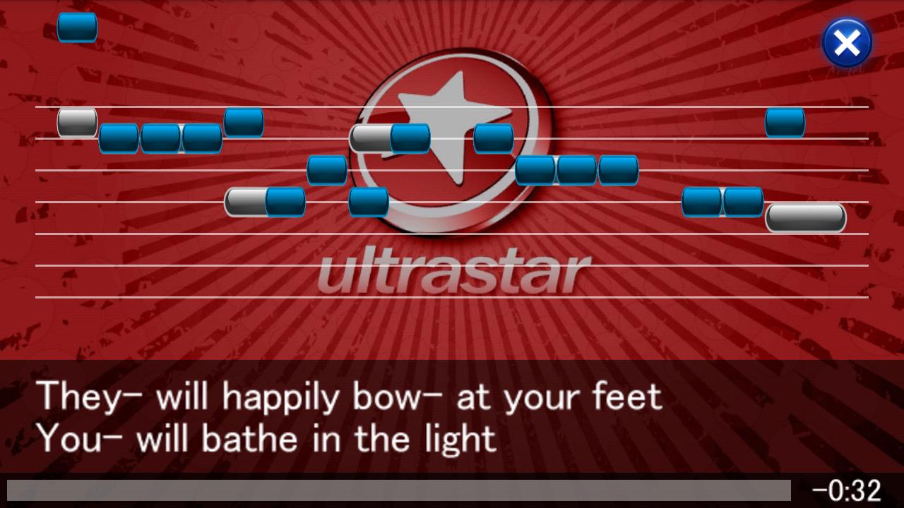 Android application UltraStar Karaoke screenshort
