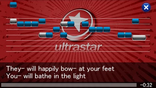 Android application UltraStar Karaoke screenshort