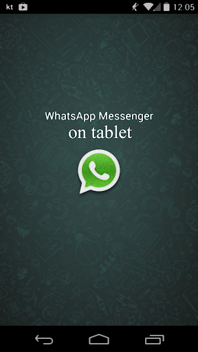Install whatsapp on tablet
