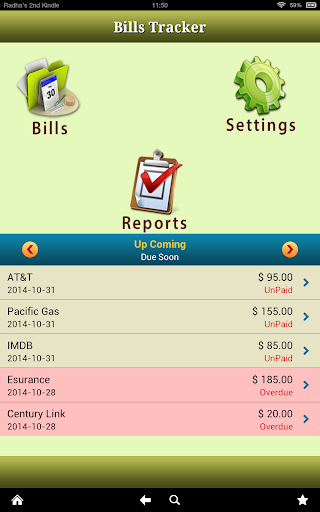 【免費財經App】Bills Tracker for Android-APP點子