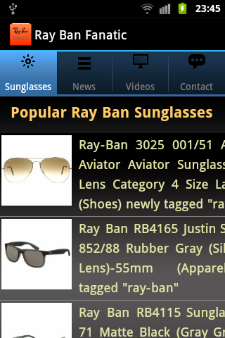 Ray Ban Fanatic