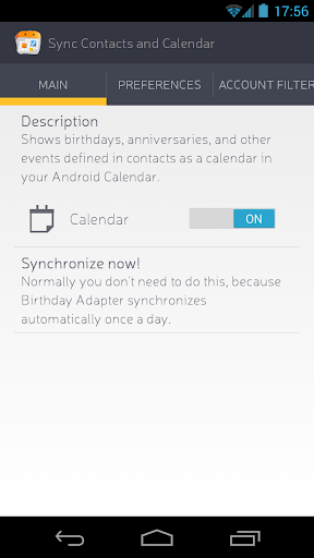 Sync Contacts Calendar