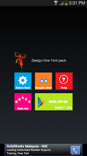Zawgyi-One Flipfont - screenshot thumbnail