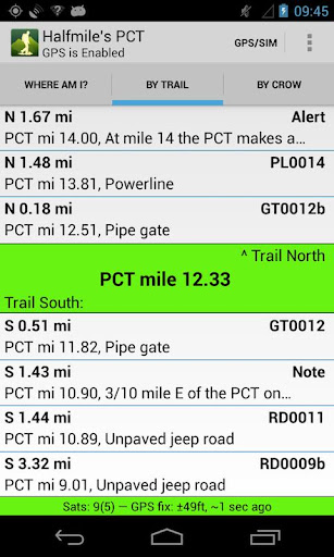 Halfmile's PCT