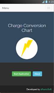Free Download Charge Conversion Chart APK for PC