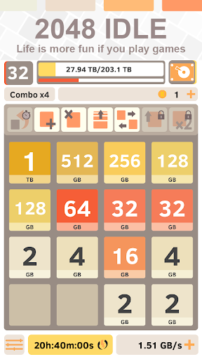 【免費解謎App】2048 IDLE: More than Clicker-APP點子