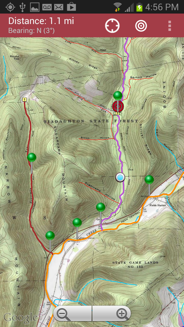 GPS Fishing Guide to PA Screen 2