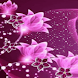 Pink Flowers Live Wallpaper