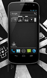 Alarm clock. widget. digital. poster 1