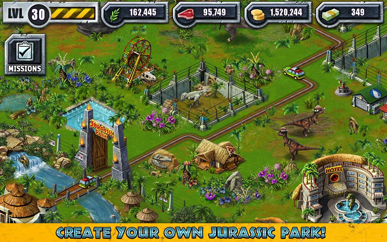 jurassic park builder cheats