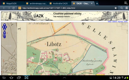 Mapy ČÚZK Screenshots 1