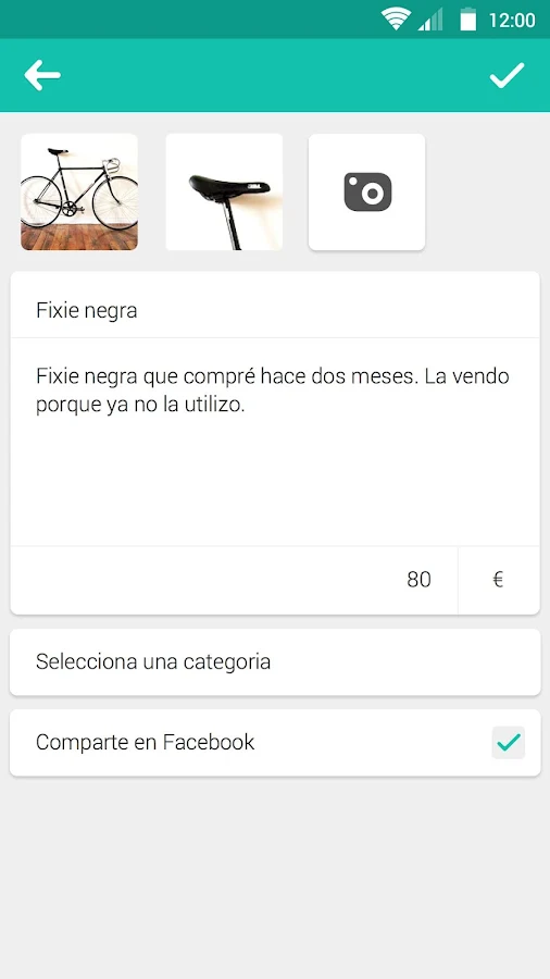   Wallapop: captura de pantalla 