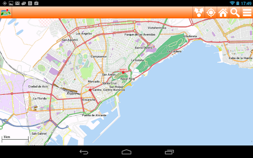 Alicante Offline mappa Map Screenshots 3