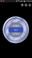 Blue Metal Compass APK capture d'écran Thumbnail #1