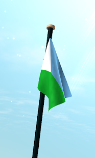 download จิบูตีธง3Dวอลเปเปอร์ free