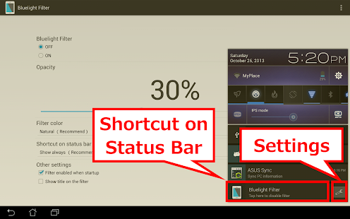 Bluelight Filter License Key - screenshot thumbnail