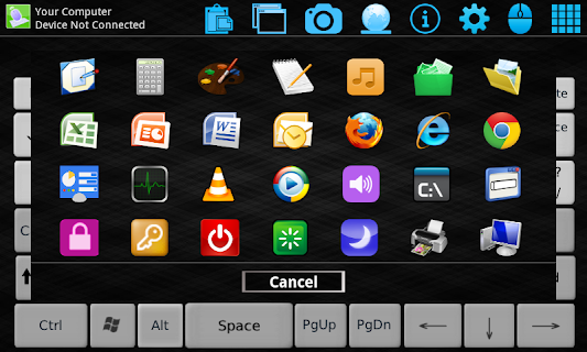 Wireless mouse keyboard screenshot
