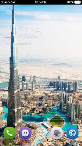 BURJ KHALIFA C LAUNCHER THEME