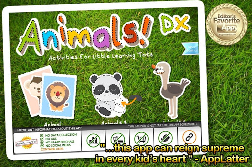 【免費教育App】Learning Tots Animals DX-APP點子